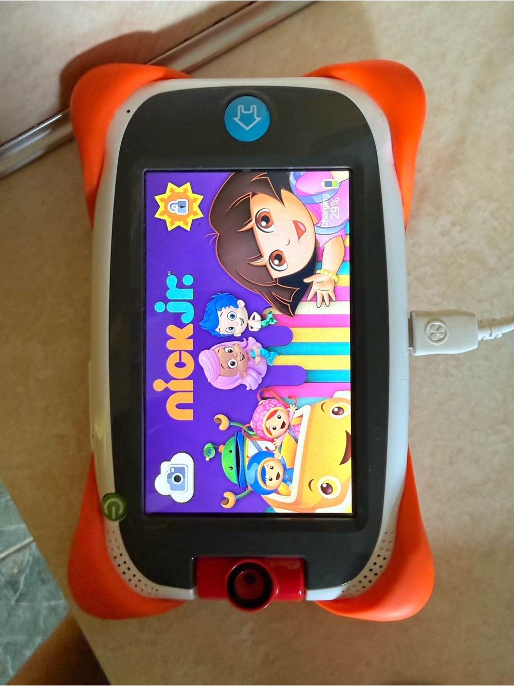 Nabi Nickelodeon Orange Kids Tablet with Front Camera